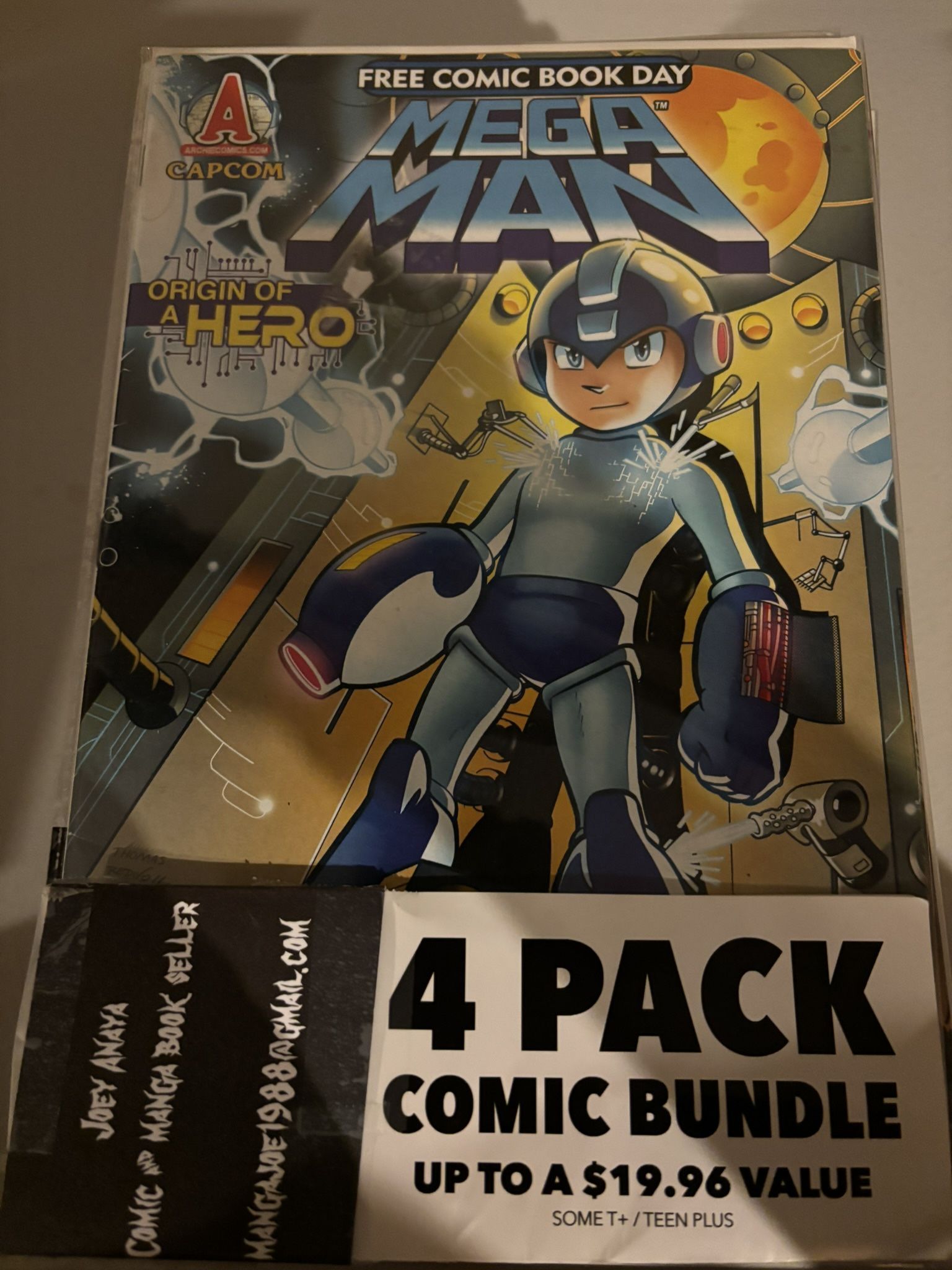 Megaman 5 Pack Comic Bundle 