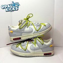 Size 9.5M - Nike Dunk Low “Off-White Lot 8”