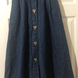 Jeans Skirt $10.00 - High Waist, MIDI