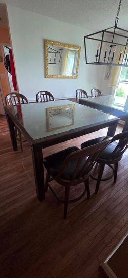 Bar Stool Tables with glass tabletop top $250  ea/ $400 Both OBO