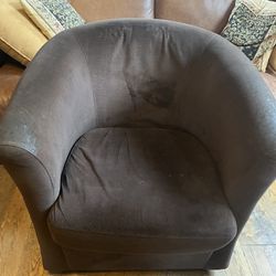 Brown  Swivel Chair