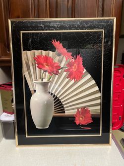 Framed Floral Art Print