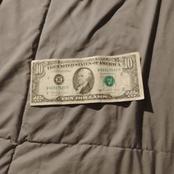 1988A $10 Off-Center Error Note. Rare Misprint 