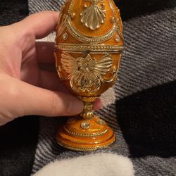 Golden Faberge Like Egg