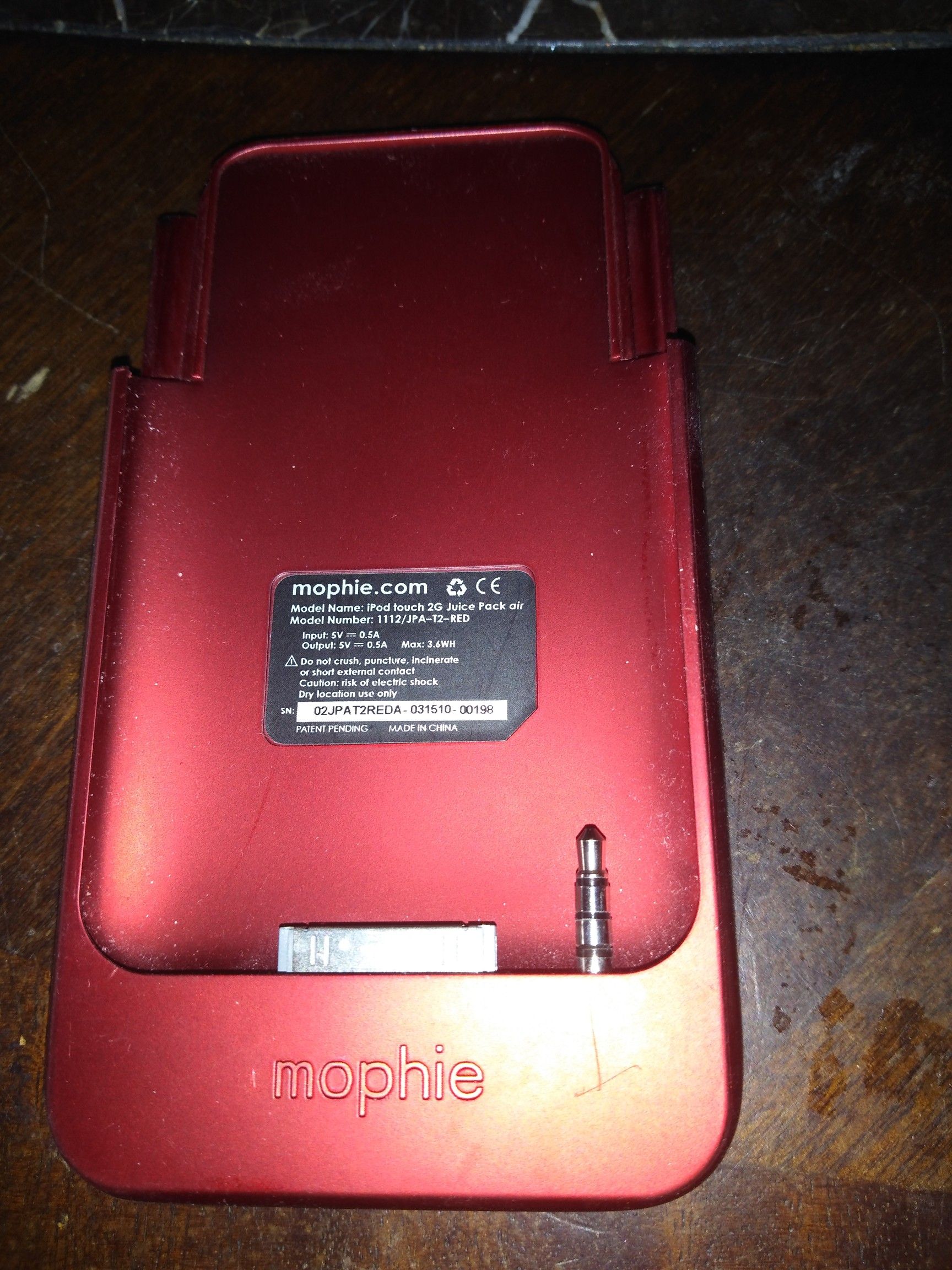 Apple iPod touch 3rd Generation 64 GB Black with a chargeable case