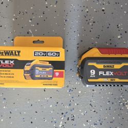Dewalt 9ah Flexvolt 60v Two Pack Batteries 