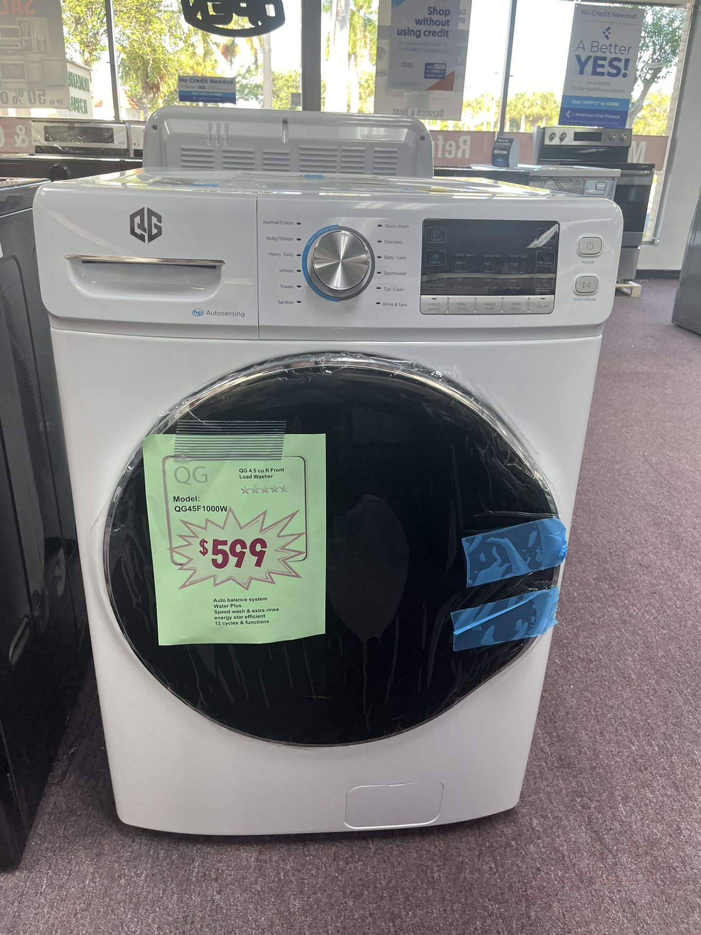 Washer White Front Load New And 1 Year Warranty 