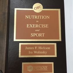 Nutrition And Exercise And Sport Text Book 1989