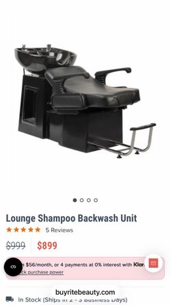 Salon wash bowl