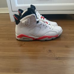White Infared 6’s Size 8.5