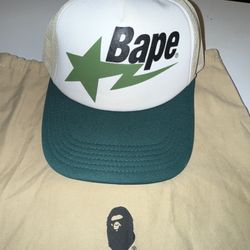 BAPE Sta Mesh Cap Green