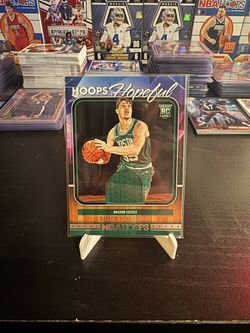 Baylor Scheierman Jersey Patch Rookie RC NBA Hoops Hopeful Panini 2024