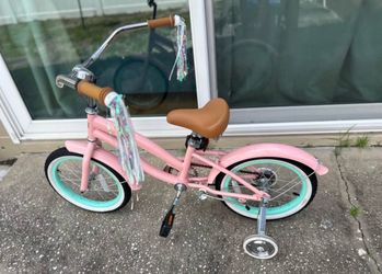 Aceger Girl's Bike with Training Wheels