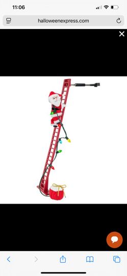Climbing Santa Decoration (includes Original Box)