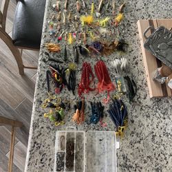 Assortment Of Fishing Lures 