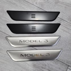 New Tesla Model 3 Rear Door Sill Scuff Plate New