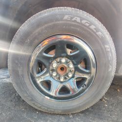 2015-2020 Chevy Tahoe 5.3L Set Complete Of Rims 17 "