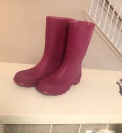 Olive and Eddie rain boots size 4 girls