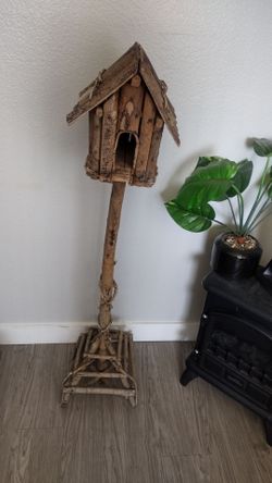 Hand crafted bird house