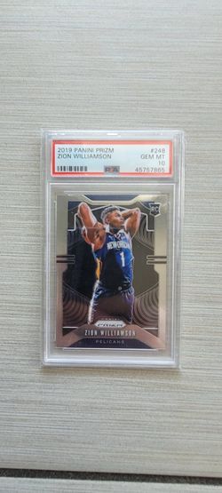 Panini 2019-20 Prizm Zion Williamson #248 Prizm PSA 10 RC Pelicans