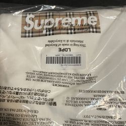 Supreme Burberry Box Logo Tee