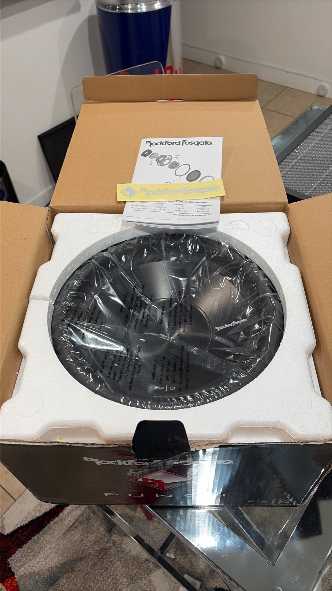 $200 For Pair Of P3 Rockford Fosgate 12” Subwoofers Brand New