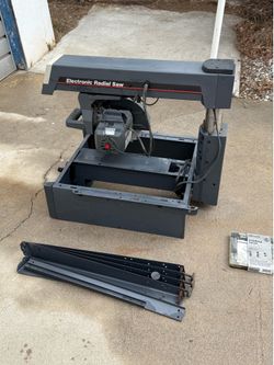 Craftsman 10’’ Electronic Radial Saw 2.5 HP w/ bonus Triple Cutter Molding Set - Vintage High Grade Sears W/ Stand Legs 🧰 🛠️