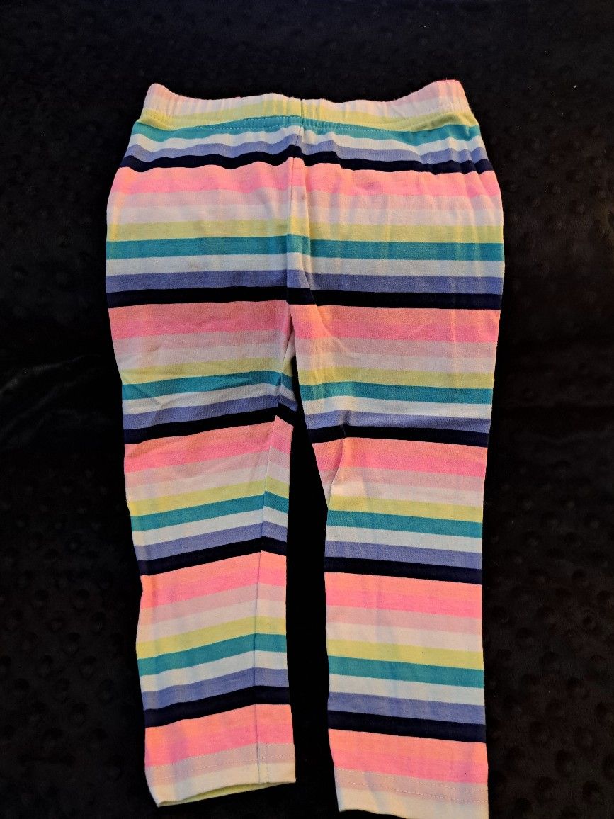 Toddler Girls Striped Pants