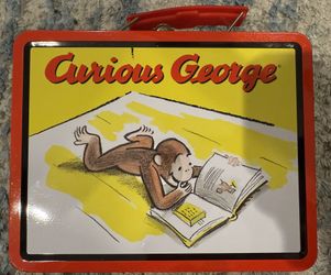 Vintage Curious George Metal Lunch Box