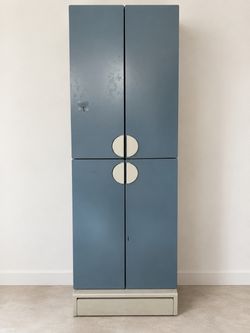 Blue closet