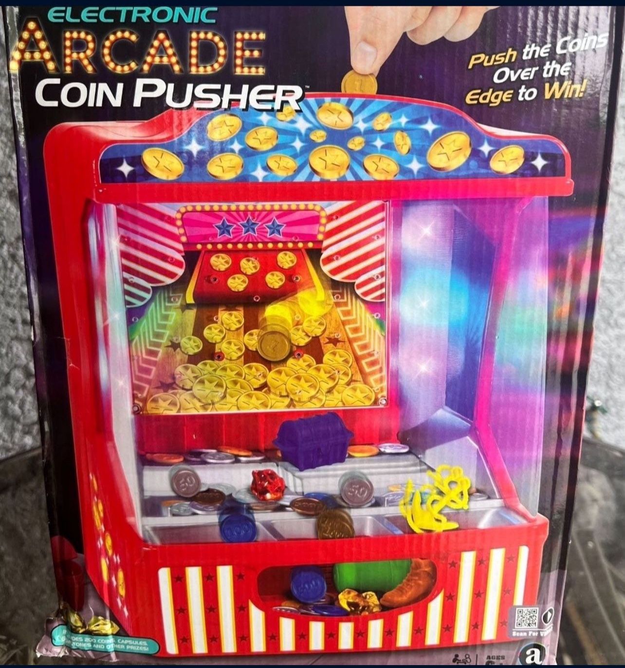Electronic Arcade Coin Pusher Toy