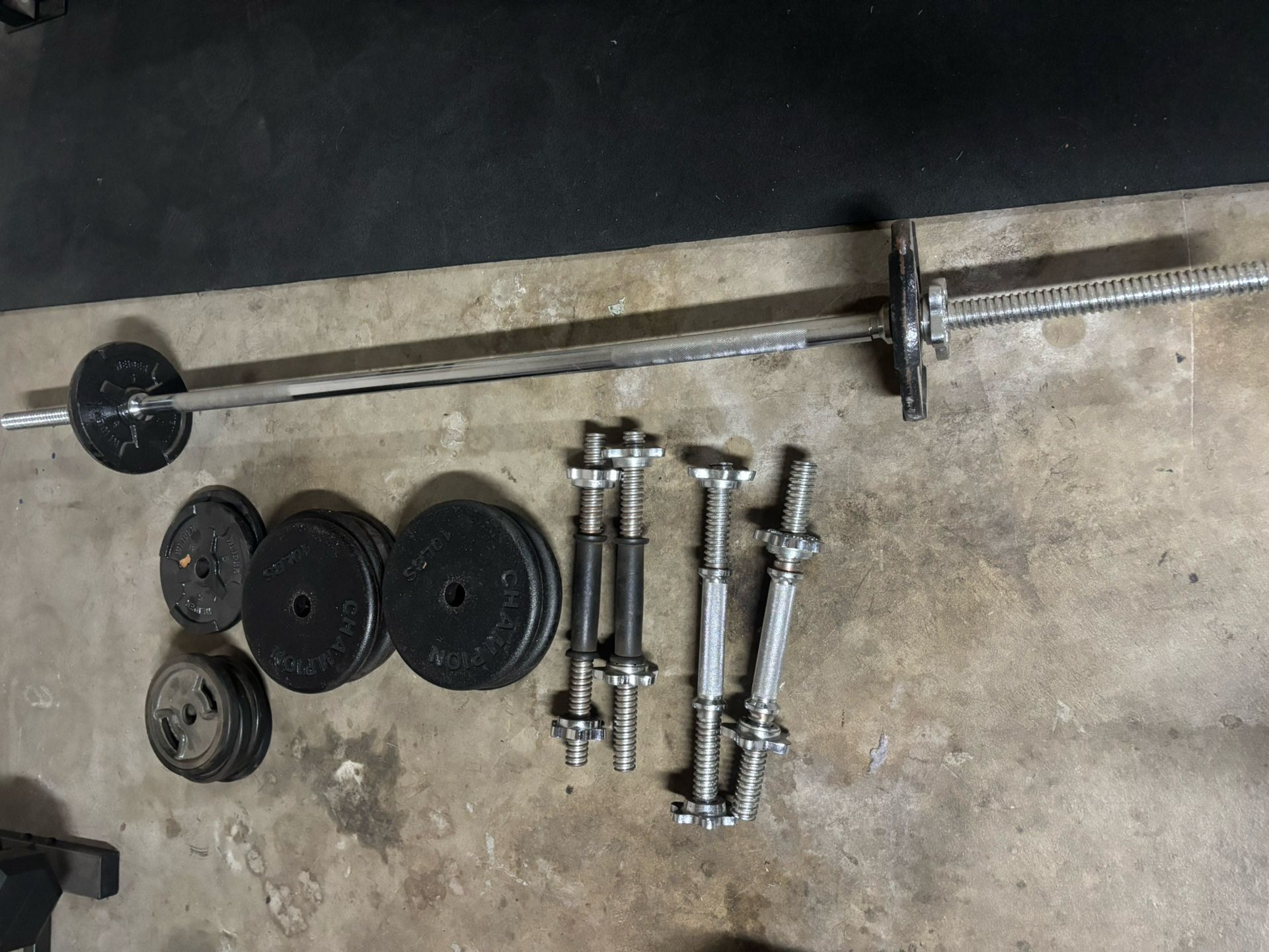 Workout Weights And Bars