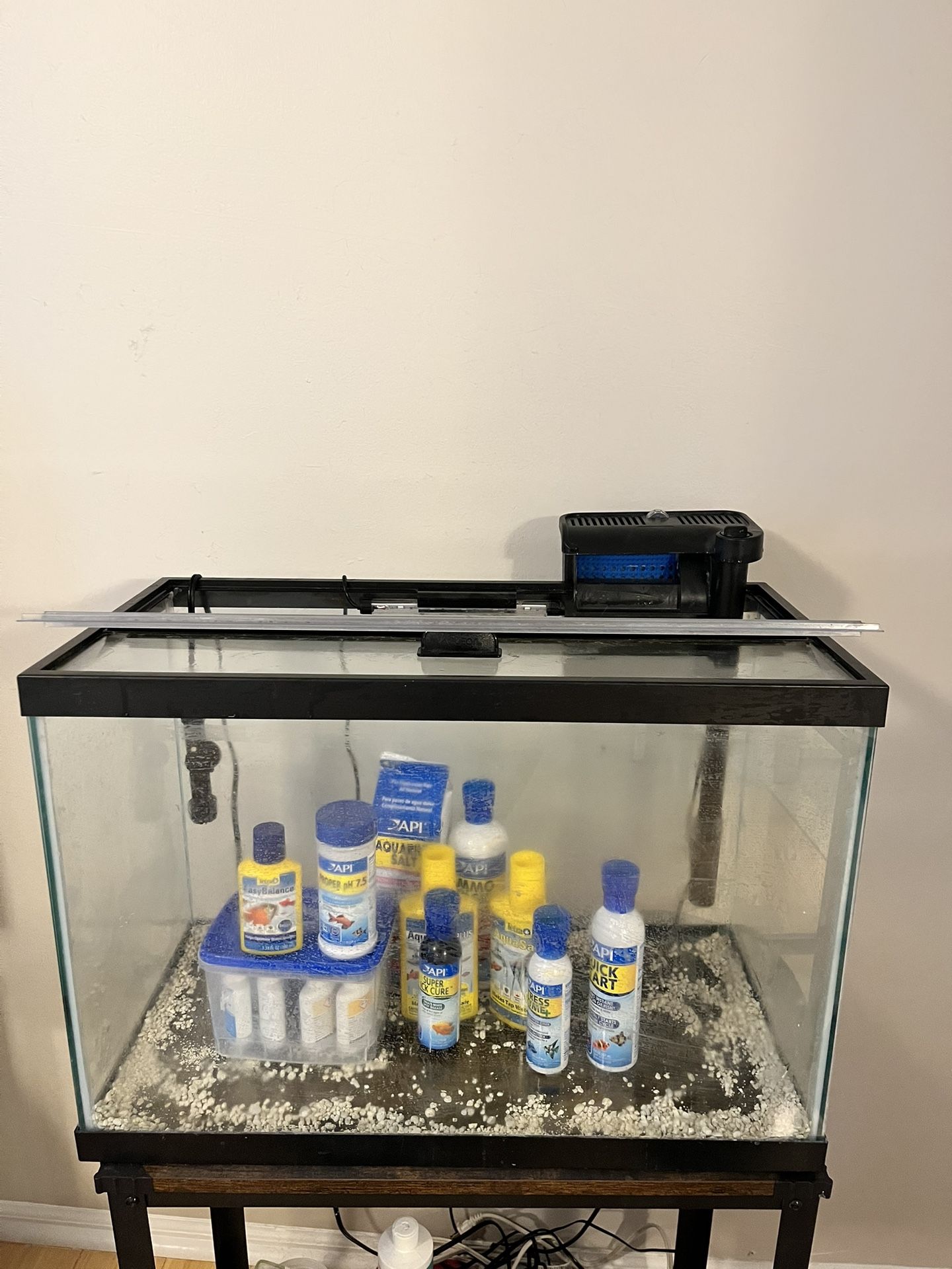 Aquarium With Accessories.