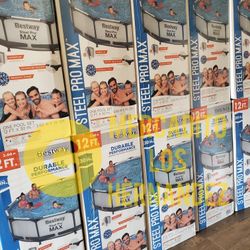 Steel Pro Max 12ft x 30in Swimming Pools ❗️+ Pump and Filter included Nuevas en Caja ❗️NEW IN BOX