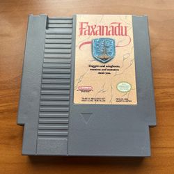 Faxanadu (Nintendo Entertainment System, NES, 1989) Authentic Cart Only Tested
