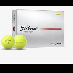 Titliest Prov1x New golf ⛳️ balls Yellow 