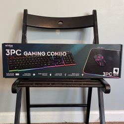3-Piece: Gaming Combo 👾       Gaming Mousepad+Mouse+keyboard