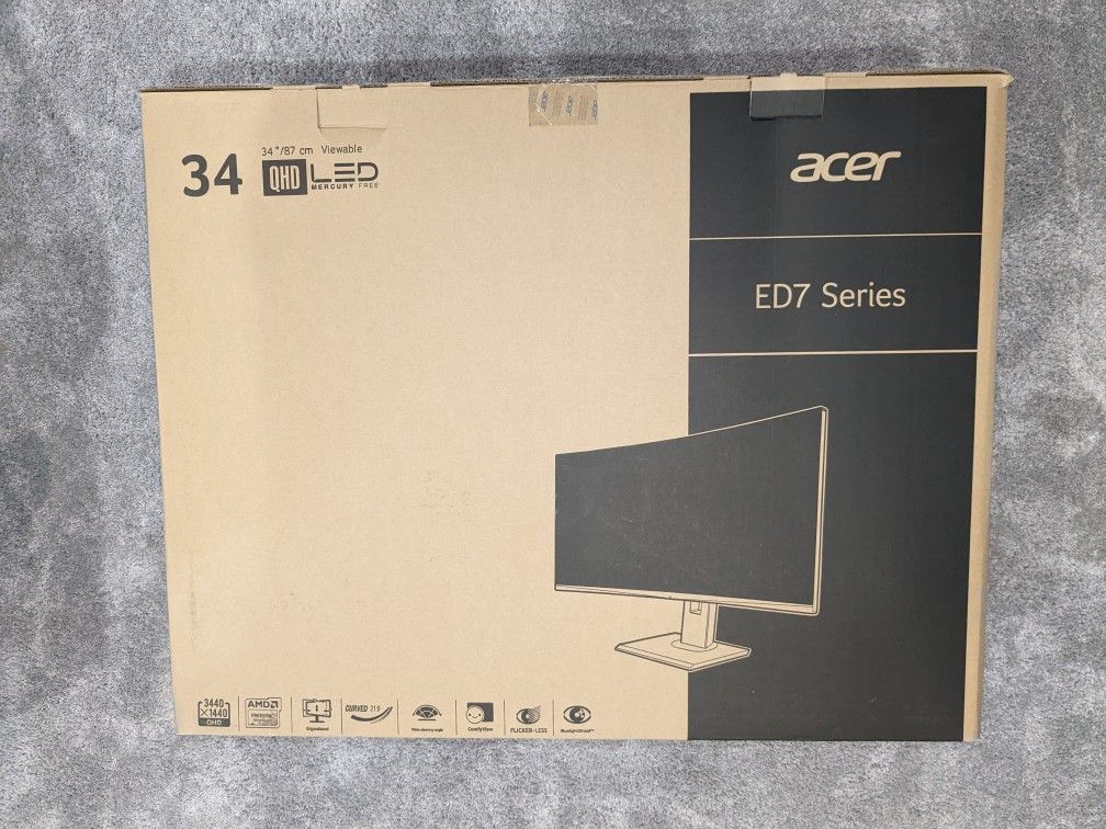 Acer ED347CKR 34" Ultrawide Curved 1440p Monitor