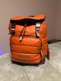 Coach Leather Backpack