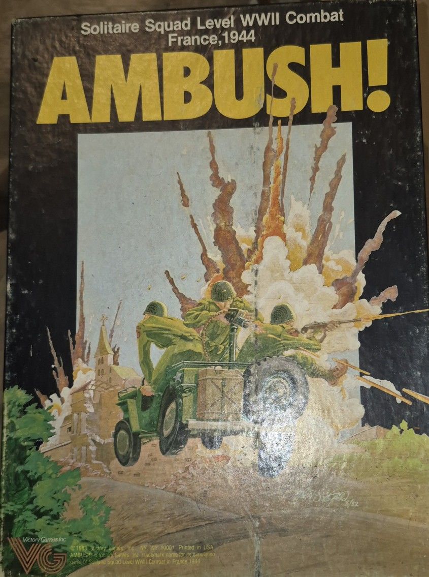 Ambush! WW2 Combat Board Game 