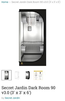 Secret Jardin 3x3 DR90 Grow Tent