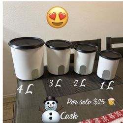 Tupperware  Set de botes 