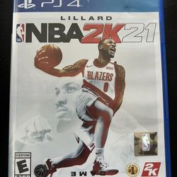 NBA 2K21 PS4 Game Very Good Condition 