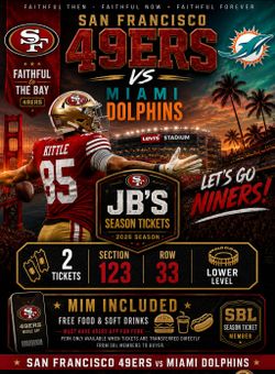 San Francisco 49ers vs Miami Dolphins