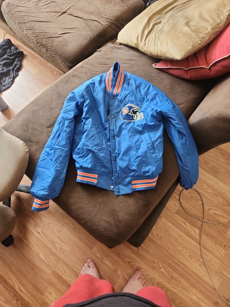 Small Button Up Broncos Jacket