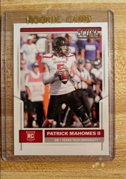 Patrick Mahomes Rookie Card Mint $150 Pick Up $160 Shipped through cash app or pay pal