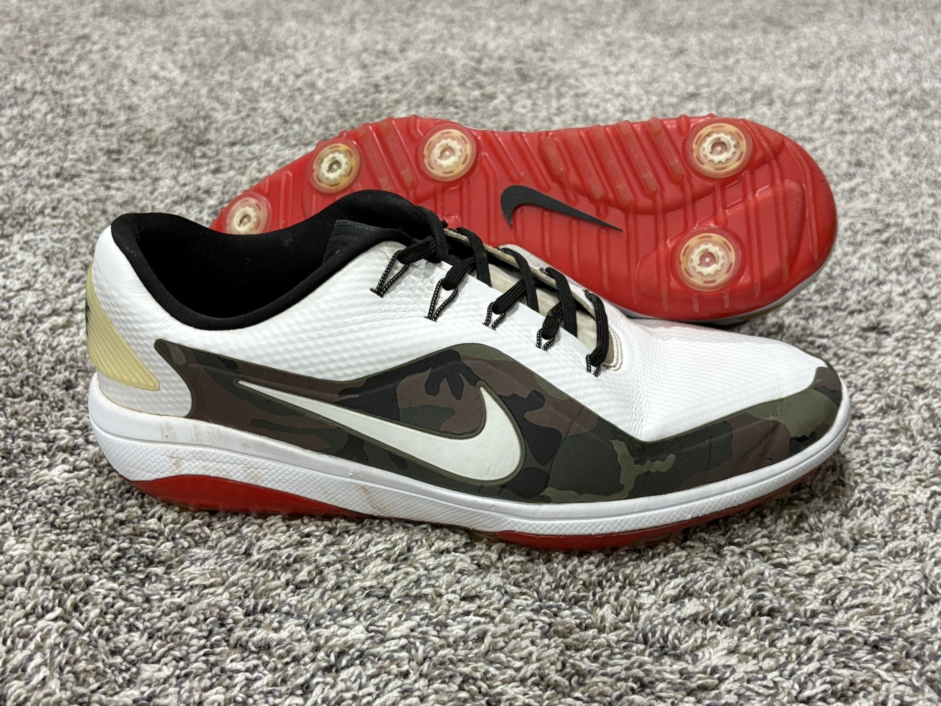 Men’s NIKE ‘React Vapor 2’ Camo Golf Shoes - Size US 10.5