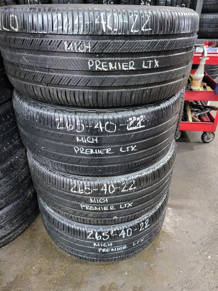 265.40R22 Good Used Tires