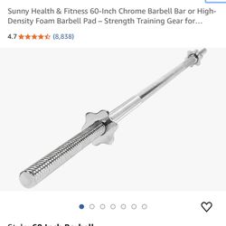 Solid Barbell / Weight Bar (New)