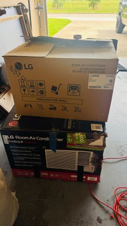 Lg a/c unit 11,000 btu 230v new open box